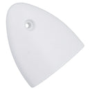 Air Vent Scoop Drain Cover Clamshell Shell Shaped White 56x50x12mm