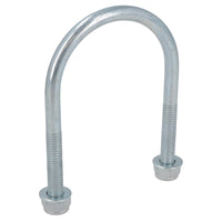 M8 Round Bend U Bolt 60mm x 90mm Width x Length Pipe Clamp Fixing
