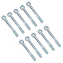 M16 150mm Eye Bolt Single Bolt Zinc Plated Threaded Rings DIN444 Catenary Wire