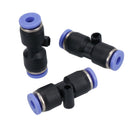 4mm (OD) Pneumatic Air Straight Hose Pipe Tube Inline Push Connector Airline