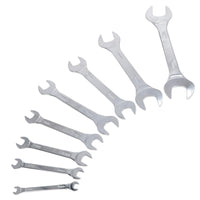 Metric MM Extra Flat Slim Narrow Spanner Wrench Double Ended 6 – 23mm 8pc
