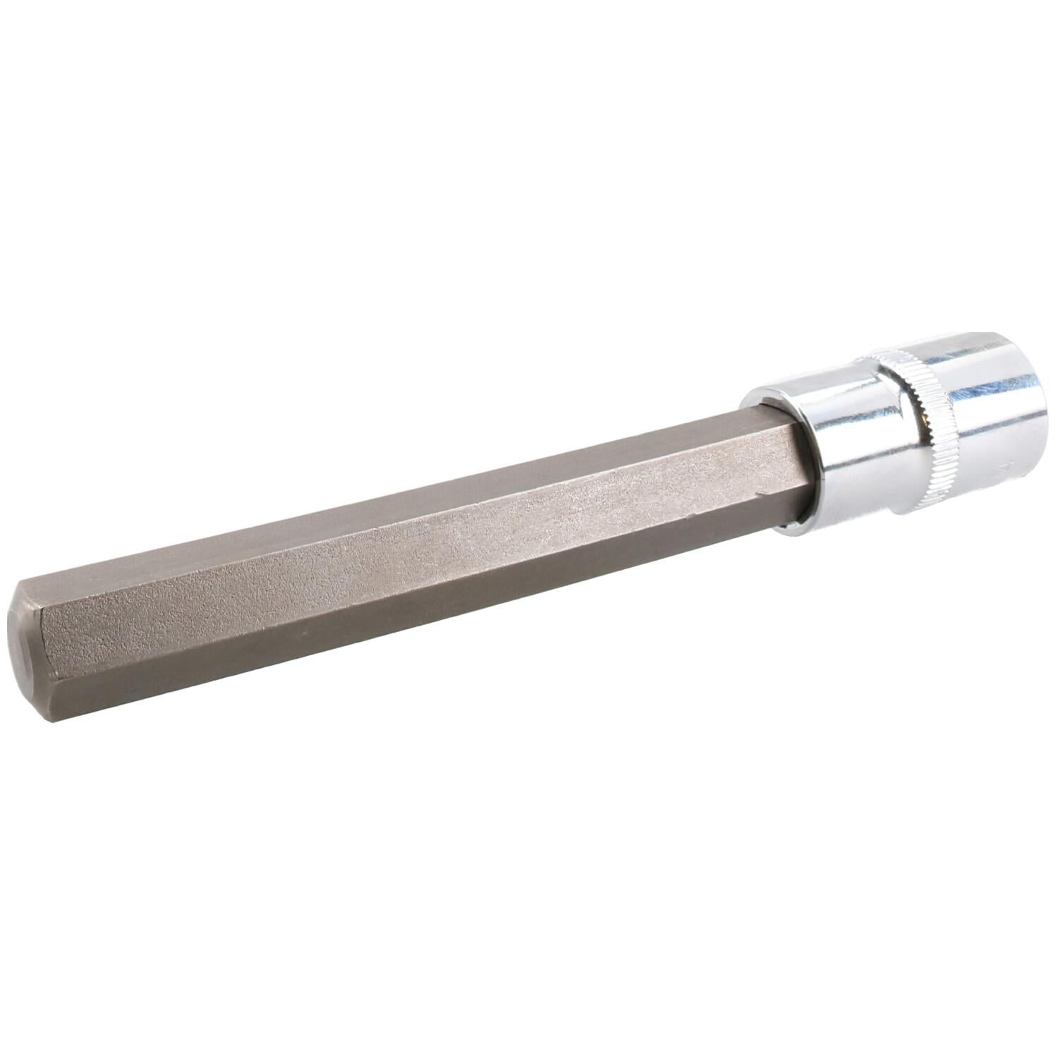 14mm Hex Allen Key Long Bit Internal Socket Metric 1/2" Drive 140mm Length Cr-V
