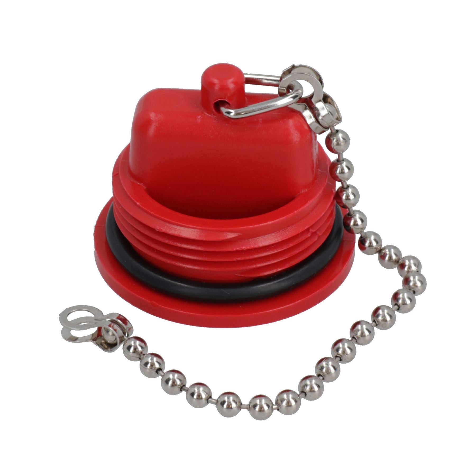 38mm Spare Deck Filler Cap with Chain for Boat Deck Plate Waste Water Fuel