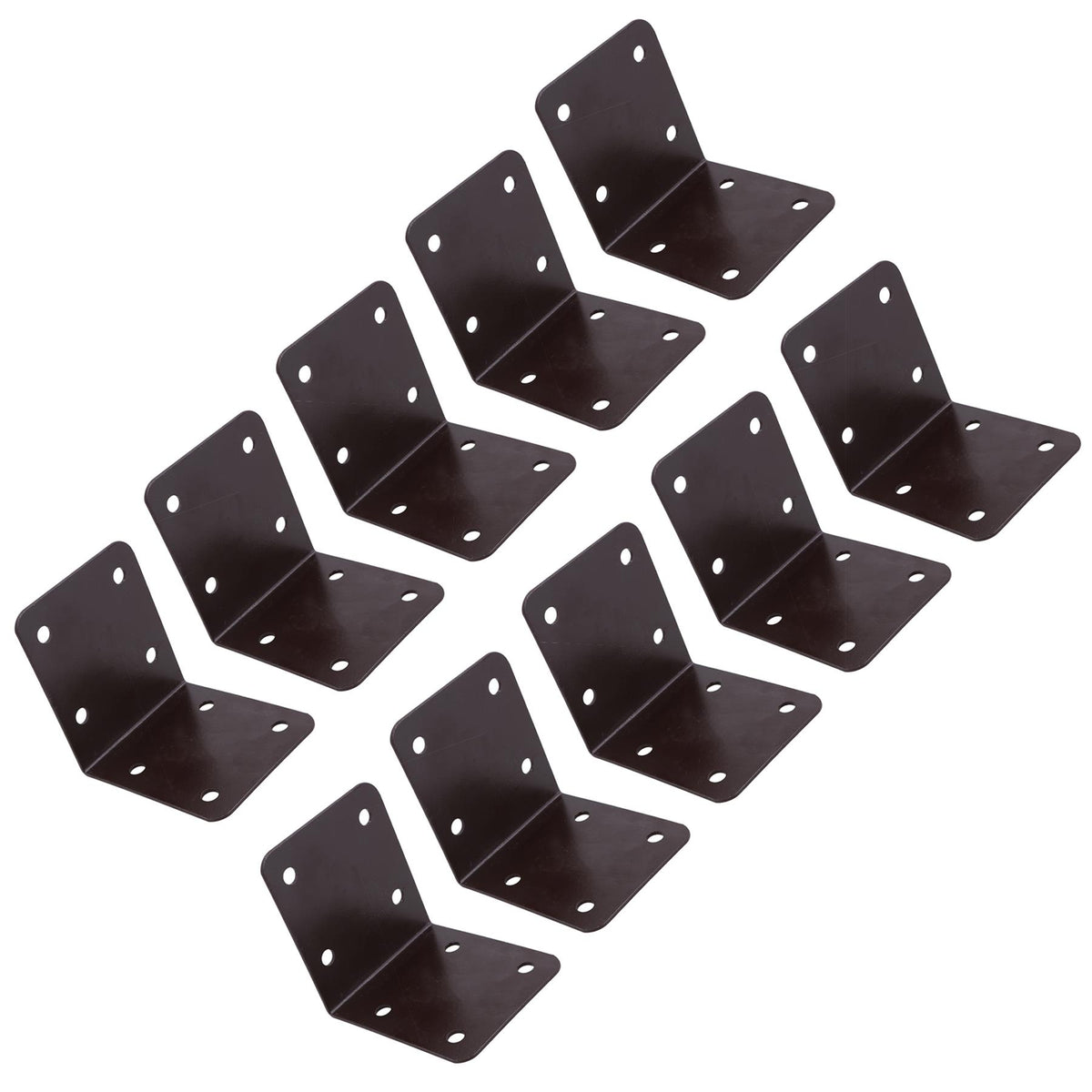 Garden Internal Sleeper Corner Support Bracket 90 Degree 85mm Steel