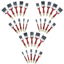 30pc Nylon bristle Paint Painting Brush Set Decorating 13mm – 63mm Wide Brushes