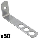 Safety End Frame Clamp Cramp 38mm x 100mm Stainless Steel Wall Tie 50PK