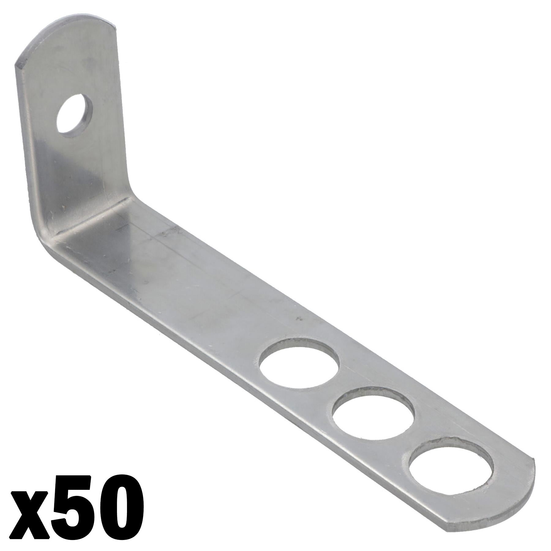 Safety End Frame Clamp Cramp 38mm x 100mm Stainless Steel Wall Tie 50PK
