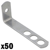 Safety End Frame Clamp Cramp 38mm x 100mm Stainless Steel Wall Tie 50PK