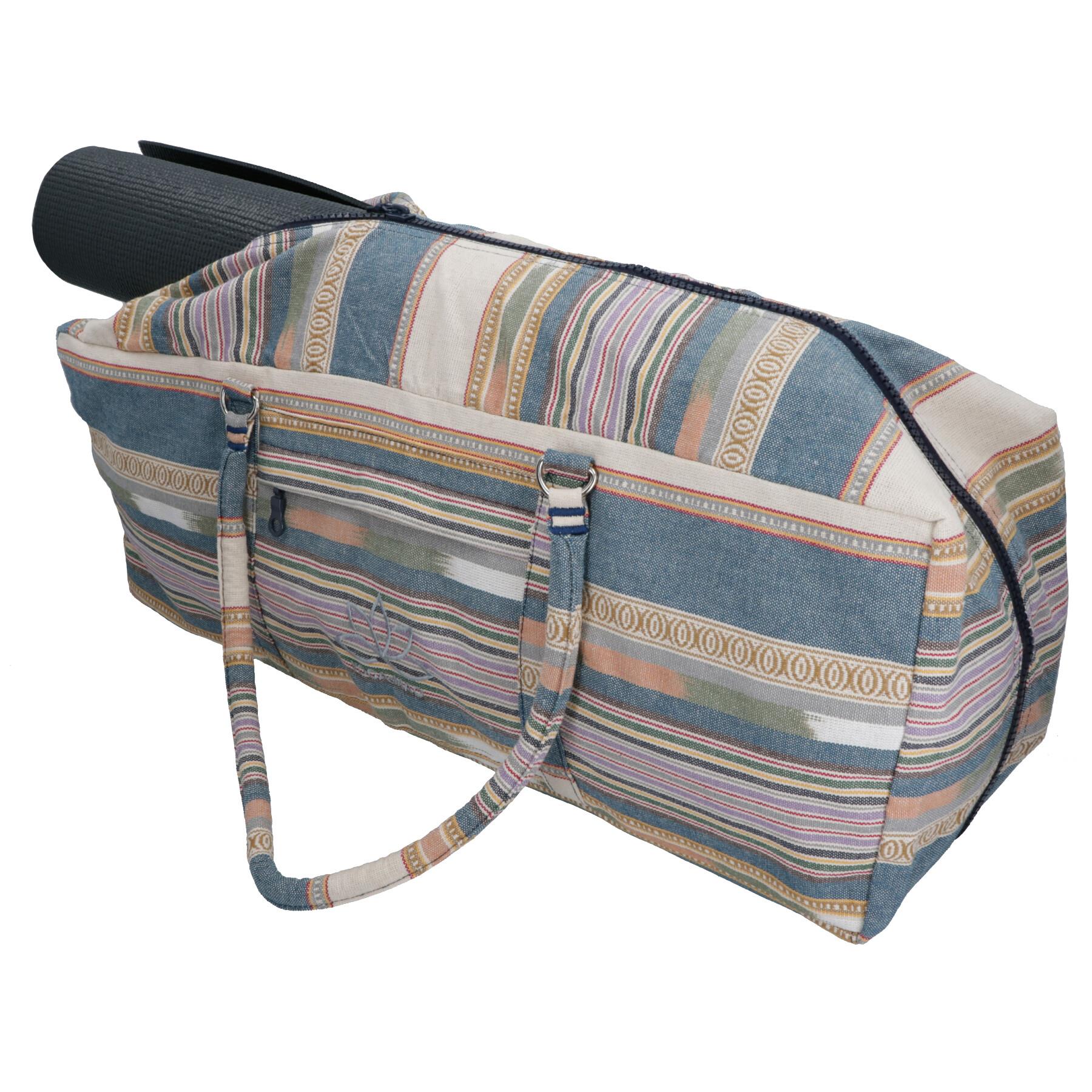 Yoga Pilates Kit Duffle Bag Travel Mat Carrier Blue or Pink Studio Gym Fitness