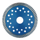 4-1/2in Dry and Wet Turbo Cutting Disc for Porcelain Ceramic Granite Marble