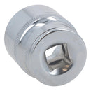 Douilles peu profondes métriques MM à entraînement 1/2" Bi-Hex 12 pans 10 mm - 30 mm, lot de 17 pièces