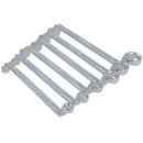 Metric Double Ended Bi-hex Ring Spanners 6mm - 17mm 6 Spanners 12 Sizes