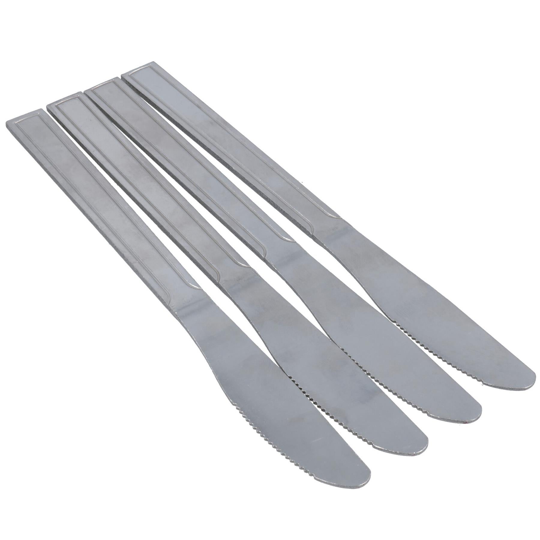 Stainless Steel Cutlery Dining Table Knives Forks And Teaspoons Set 14pc