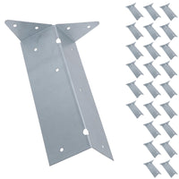 Arris Rail Bracket Fence Post Support Galvanised 100mm, 225mm or 300mm