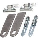 Heckklappe Heckklappe Scharnier &amp; Drop Catch Latch Antiluce Set Anhänger Lkw Bolt Auf