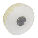 Coarse Sisal Fast Cut Buffing Polishing Mop 8" x 2" 4 Section 1st Stage Metal