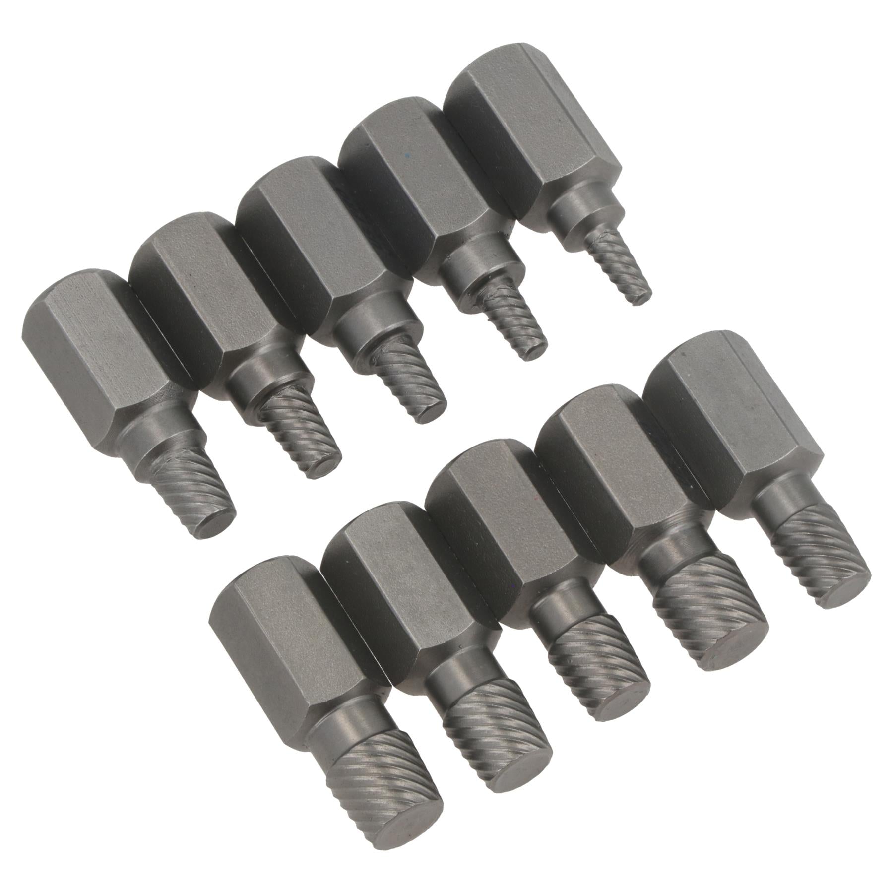 1/2" Screw Stud Extractor Remover Set Reverse Thread Easy Out 3-11mm 10pc AT077