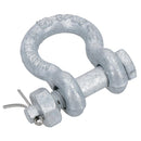 Galvanised Bow Shackle Safety Pin 5/16in (8mm) 0.75T to US Fed Spec