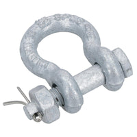 Galvanised Bow Shackle Safety Pin 5/16in (8mm) 0.75T to US Fed Spec