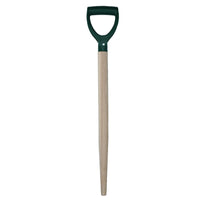 Pelle de jardin avec manche en bois et manche en D, fourche et bêche, 75 cm