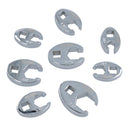 Clé à molette Crowfeet Clé à molette Crowfoot 3/8" dr Douille SAE AF métrique et impériale