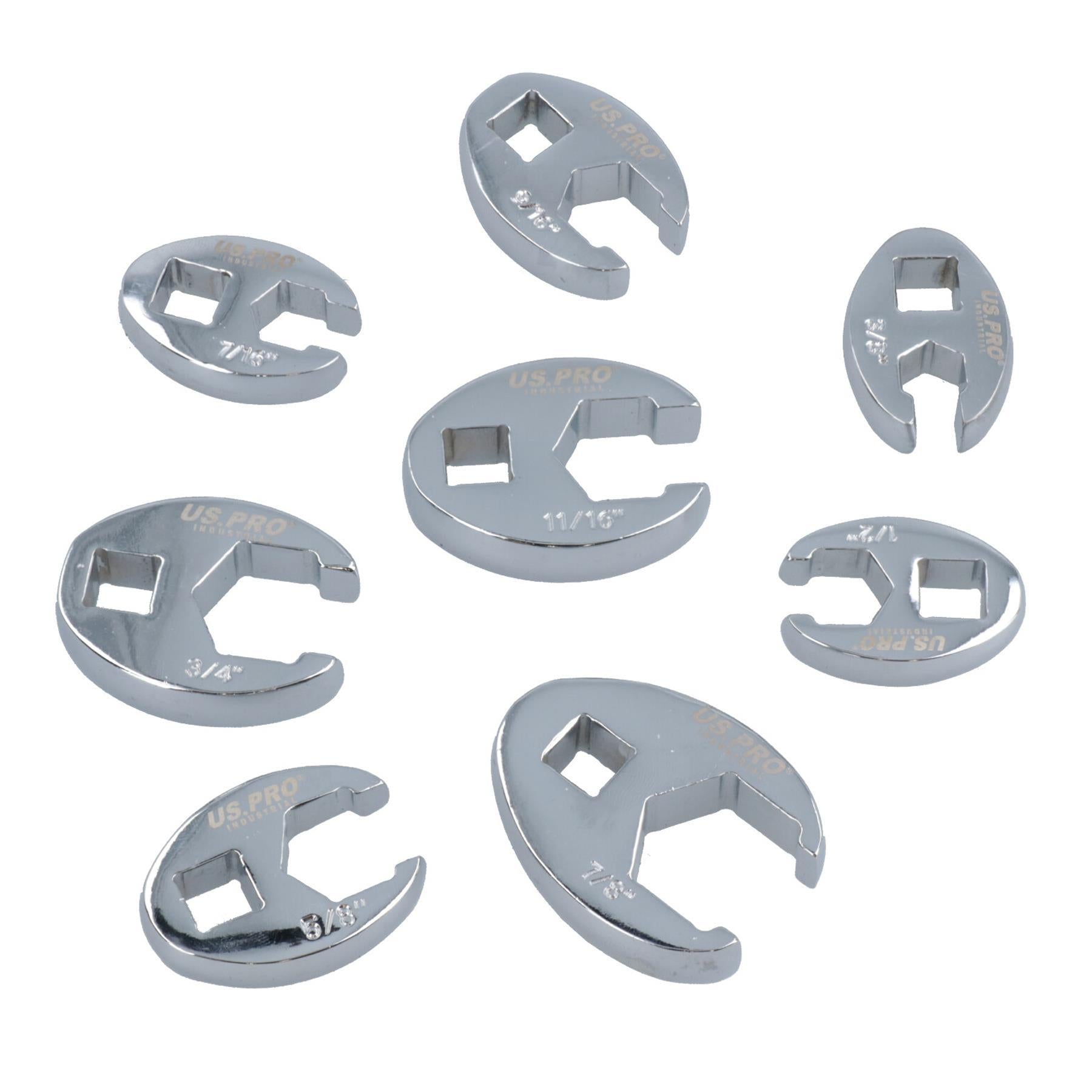 Clé à molette Crowfeet Clé à molette Crowfoot 3/8" dr Douille SAE AF métrique et impériale