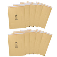 10pk Genuine Gold Jiffy Bag Airkraft Bubble Padded Mail Bag Envelope Size 7