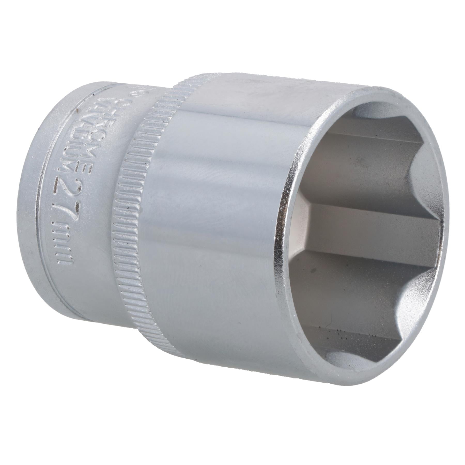 Douille hexagonale simple peu profonde à 6 pans, entraînement 1/2" 27 mm, métrique, Super Lock, Bergen