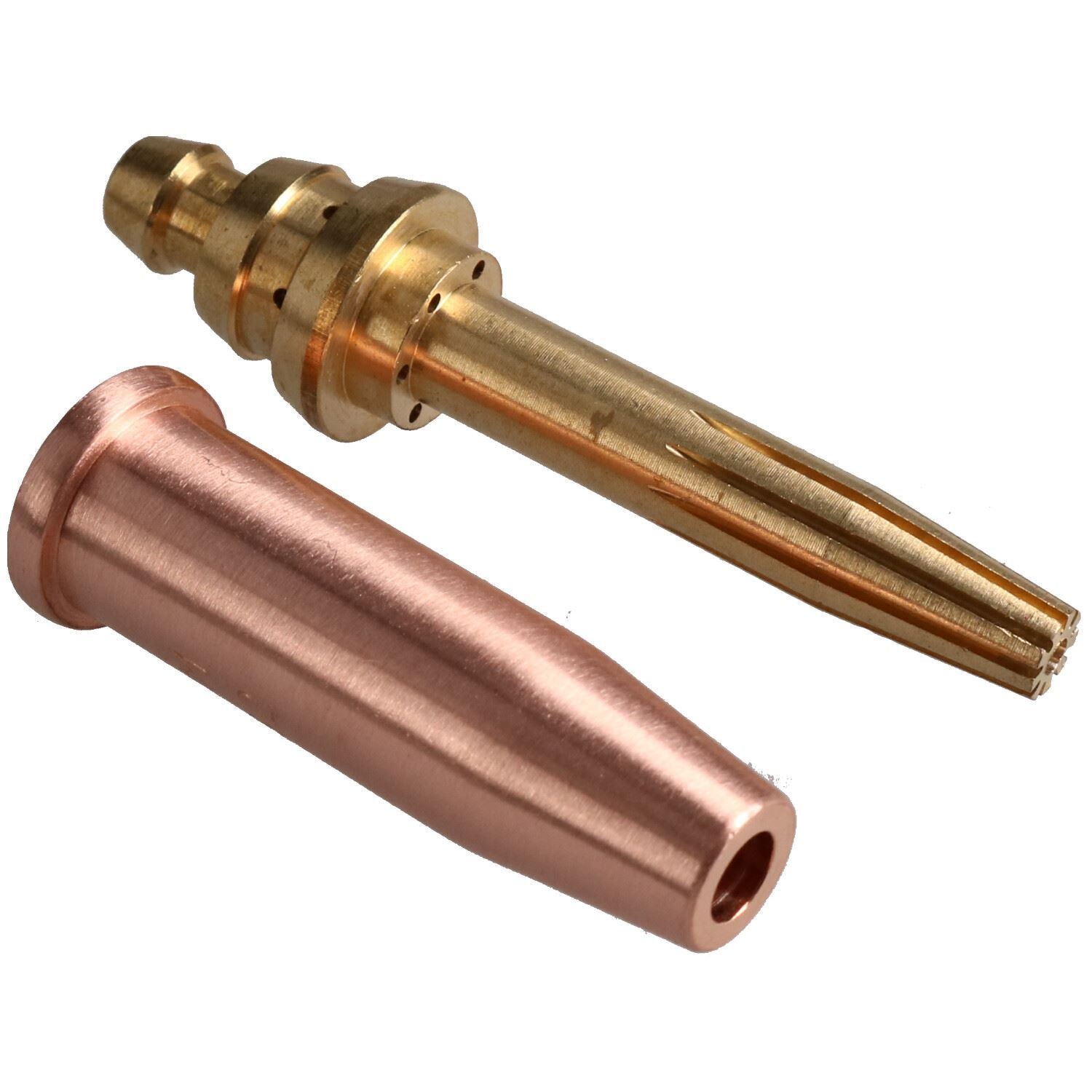 PNM Oxy Propane Gas Cutting Nozzle Tip Standard length 3/32" 90-150mm 2pk