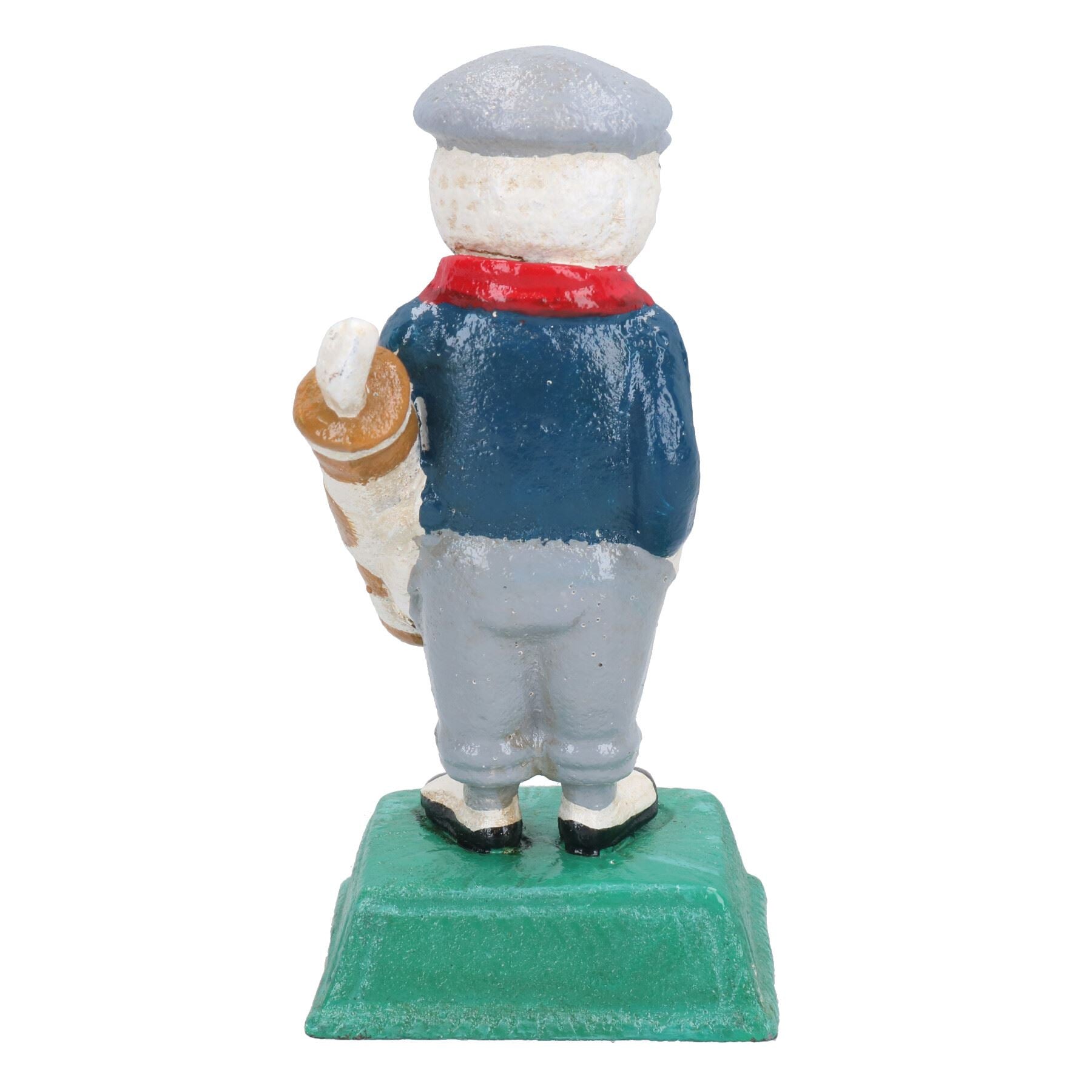 Dunlop Golf Man Figure Statue Cast Iron Golfer Mascot Ornament House Home