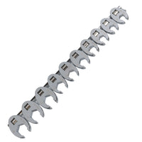 Crowfeet Crowfoot Wrench Crows Feet Spanner Socket 3/8" Drive 10 - 19mm 10pc