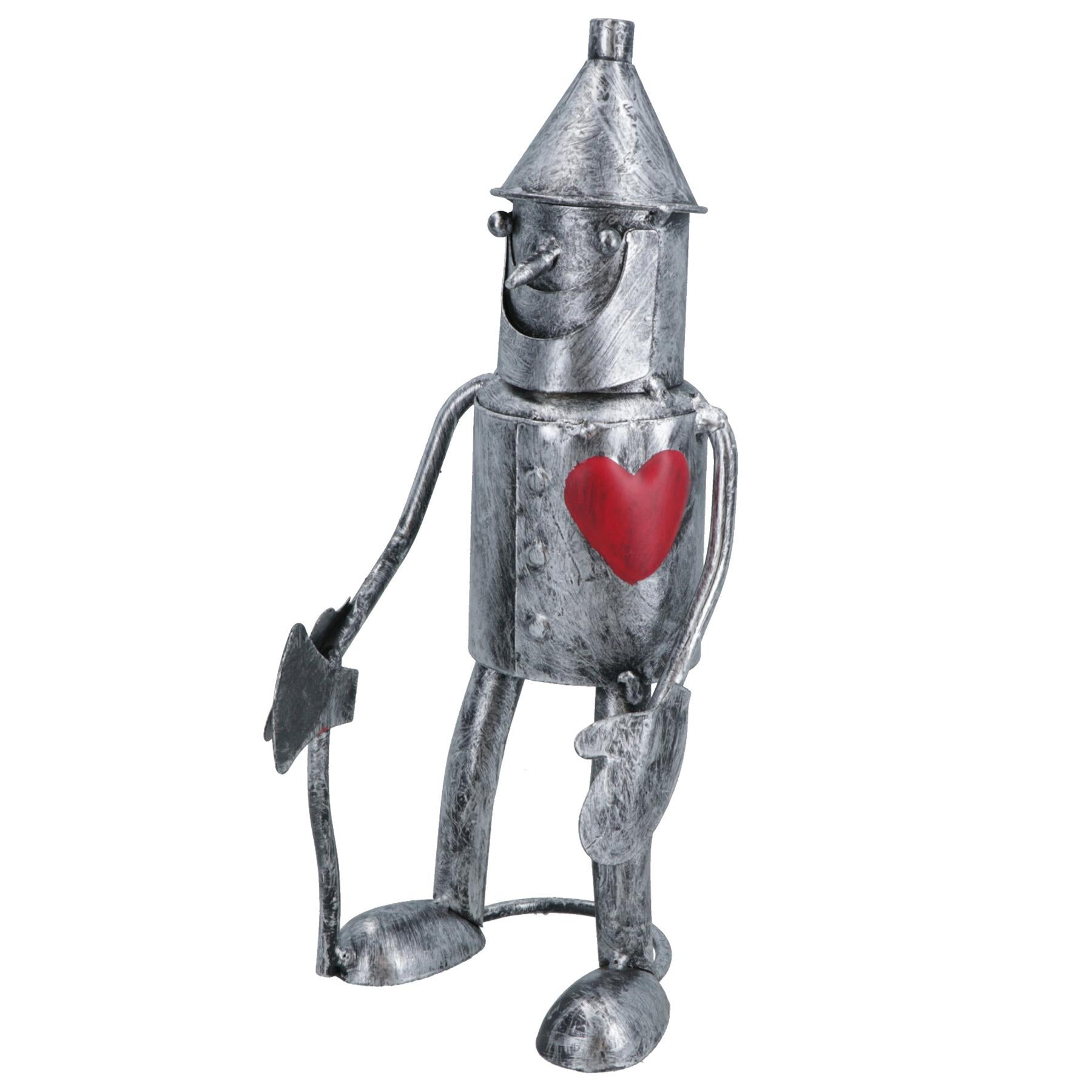 Tin Man Garden Ornament Lawn Art Sculpture Statue Yard Home Decor Small