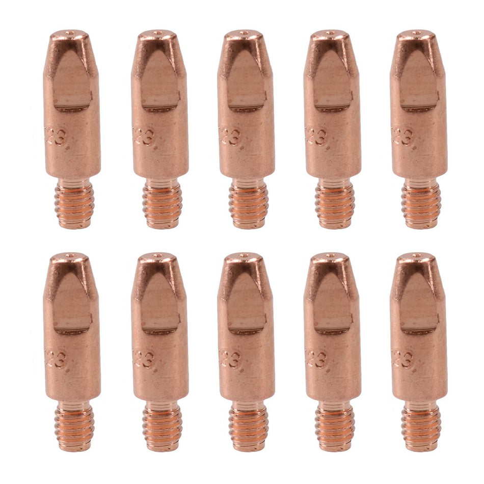 0.6mm Mig Welding Welder Round Contact Tips for MB25 MB36 Euro Torches ...