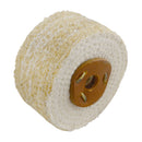 Coarse Sisal Fast Cut Buffing Polishing Mop 4" x 2" 4 Section 1st Stage Metal