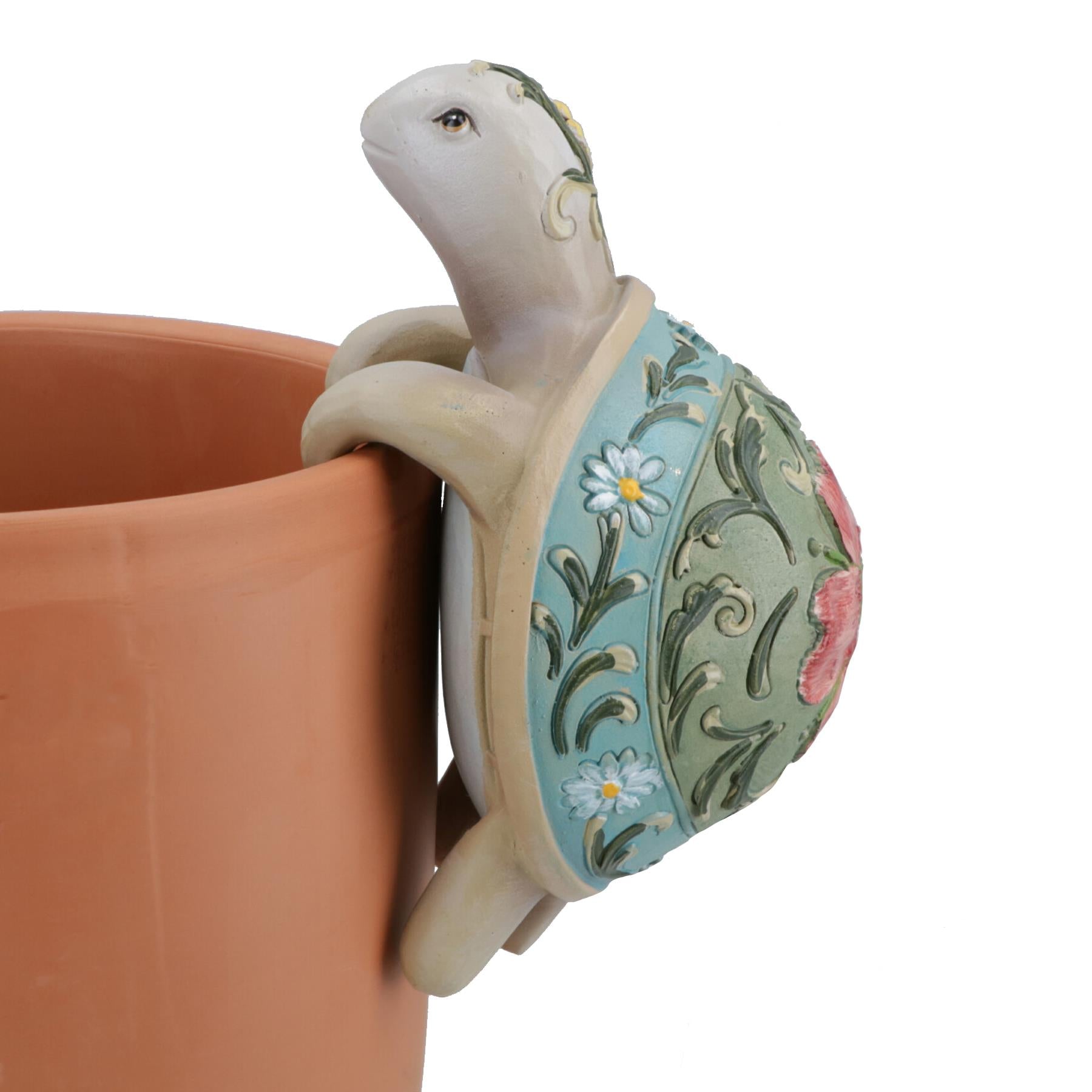 Hedgehog Rabbit Turtle & Snail Plant Pot Hanger Garden Ornament Statue Vase
