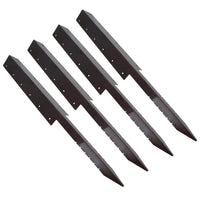 Garden Triple Sleeper Corner Support Stake Spike Fastener Brown 930mm