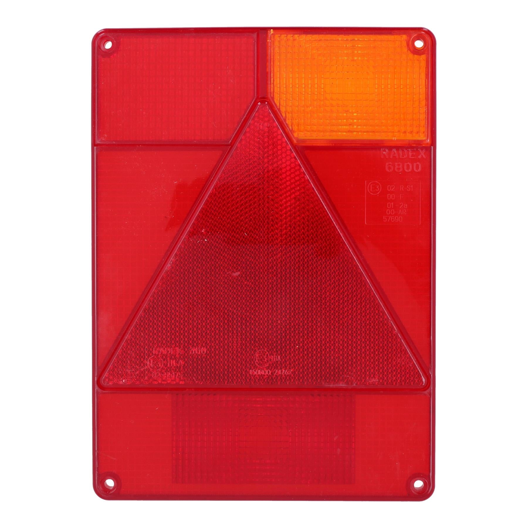 Trailer Light Lens Radex Replacement Right for Ifor Williams Indespension TR196