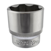 32mm 1/2" Dr Socket Super Lock Metric Shallow CRV Knurl Grip 6 Point TE794