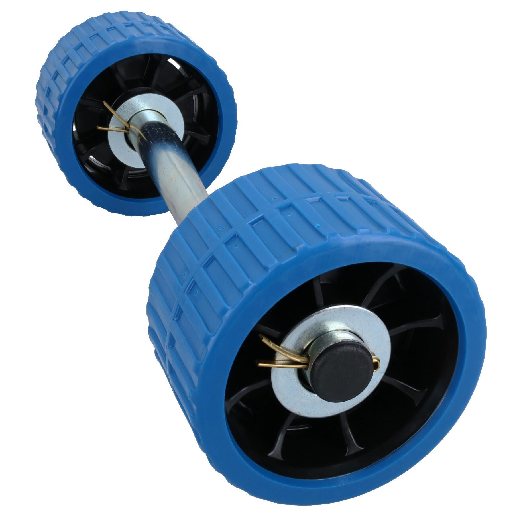 Cranked Boat Roller Wing Bracket & Non Marking Rollers Dumbbell Trailer