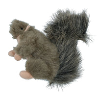 Classic Small Squirrel Dog Puppy Play Time Soft Plush Toy With Squeaker Gift