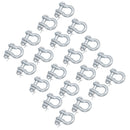 Galvanised Bow Shackle Safety Pin 3/8in (10mm) 1.0T to US Fed Spec