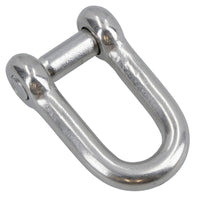 Countersunk Pin Dee Shackle 12mm Hex Socket Rigging Link Stainless Steel 316