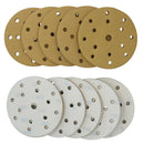 150mm Sanding Discs Aluminium Oxide Abrasive 80 Grit 15 Hole Hook + Loop