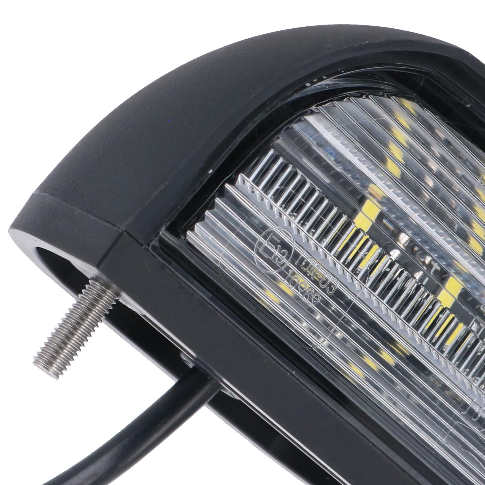 Lampe d'éclairage de plaque d'immatriculation à LED Britax d'origine pour remorque, caravane, voiture classique 12 V 24 V