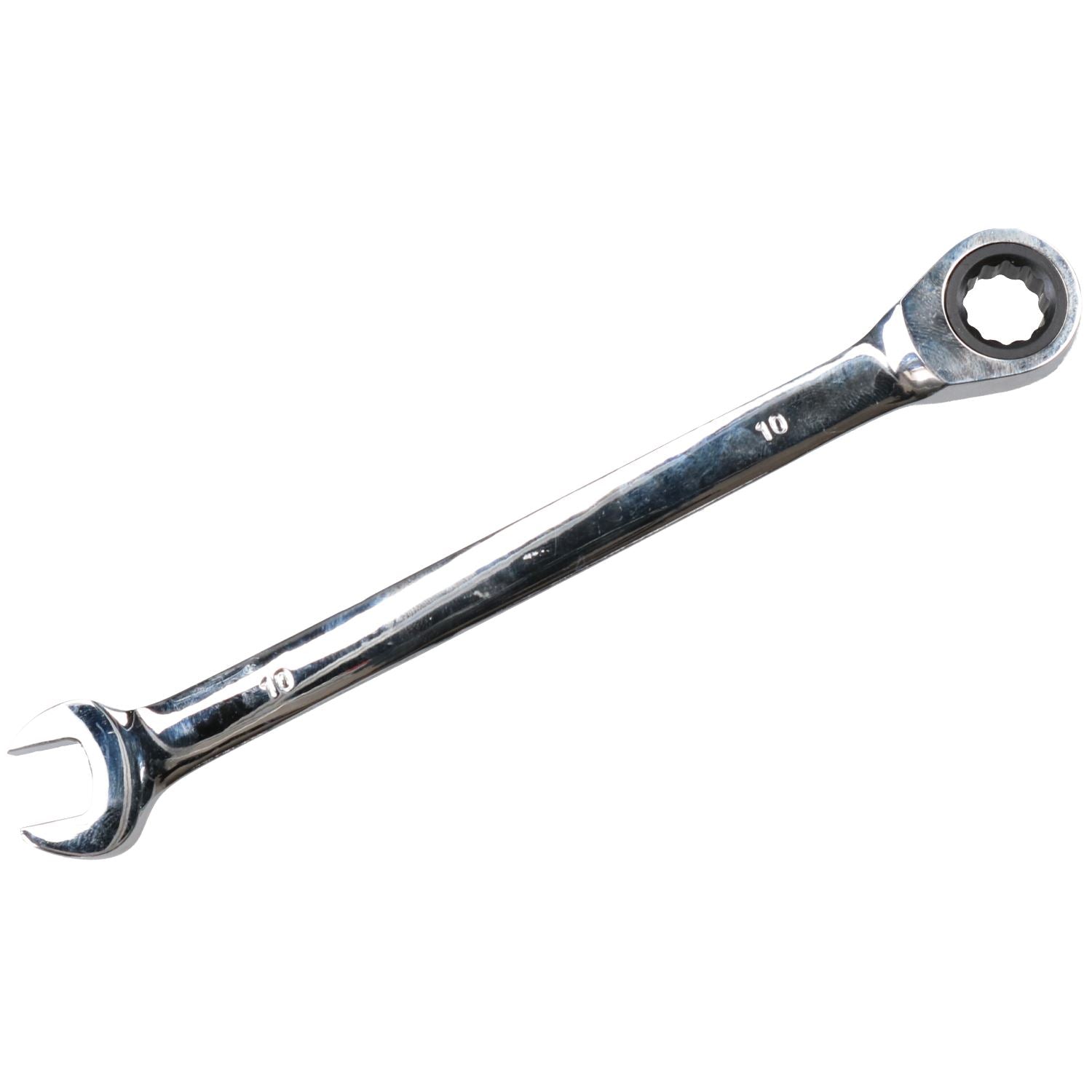 10mm Metric Ratchet Combination Spanner Wrench 72 Teeth Reversible