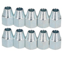 Kurze 1/2" x 20 UNF männliche + weibliche Stahl-Bremsleitungsverschraubungen für 5/16"-Rohre, 20 Stück