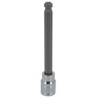 8mm 3/8" Drive Long Ball Ended Hex Allen Key Socket Bit 85mm Deep Reach CR-V