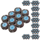 80 Grit 80mm Flap Wheel Disc Abrasive Sanding Pads For Drills Grinders 6mm Shank
