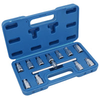 Kit de vidange d'huile pour bouchon de vidange, kit de réparation d'essieu de boîte de vitesses, entraînement 3/8" 12 pièces