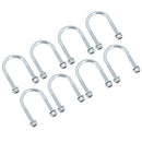M8 Round Bend U Bolt 42mm x 70mm Width x Length Pipe Clamp Fixing